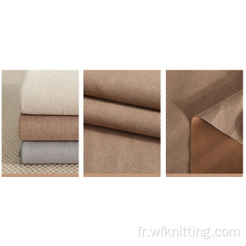 Tissu en daim microfibre imperméable 100% polyester